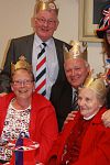 Granny Madge enjoys the craic