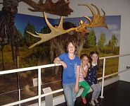 The girls loved the Natural History section